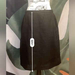 JH Collectibles 100% Linen Black Skirt (Size 12)